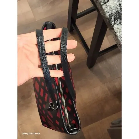 Coach mini city zip tote in wild plaid - Picture 4 of 10